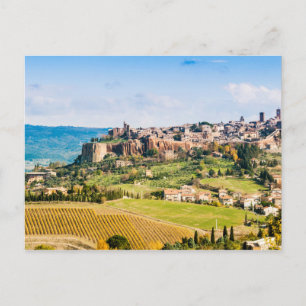 Cartão Postal Paisagem sobre Orvieto