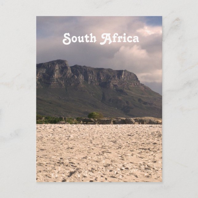 Cartão Postal Paisagem Sul-Africana (Frente)