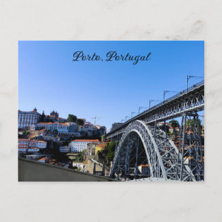 Cartão Postal Paisagem tradicional da cidade do Porto