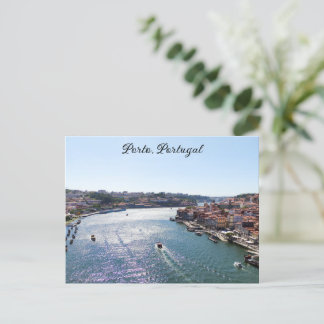 Cartão Postal Paisagem tradicional da cidade do Porto