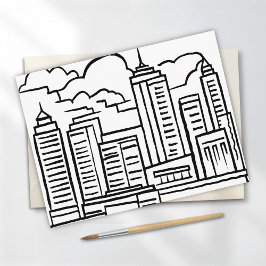 Cartão Postal Paisagem Urbana