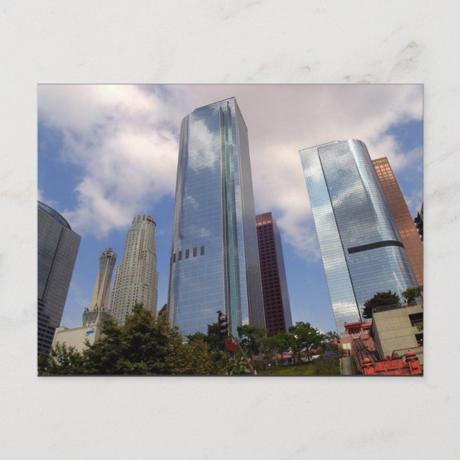 Cartão Postal Paisagem urbana de Los Angeles (Frente)