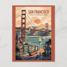 Paisagem Urbana de São Francisco Califórnia Arte d