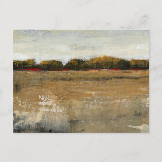 Cartão Postal Paisagem Verde Esmagadora do Campo (Frente)