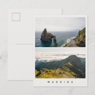 Cartão Postal Paisagens da Madeira, Colagem de fotos de viagem