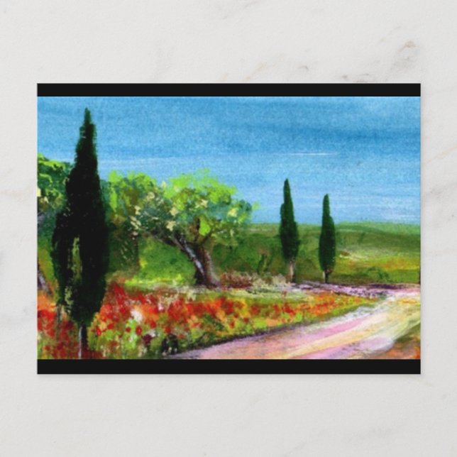 CARTÃO POSTAL PAISAGENS DA TOSCANA (Frente)