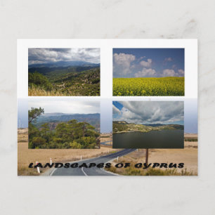 Cartão Postal Paisagens de Chipre postais
