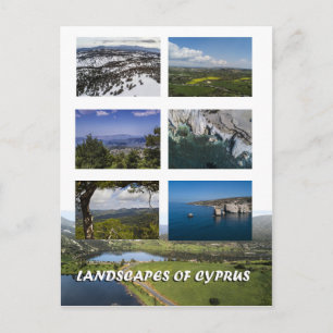 Cartão Postal Paisagens de chipre postais