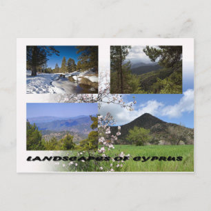 Cartão Postal Paisagens de Chipre postais