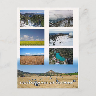 Cartão Postal Paisagens de Chipre postais