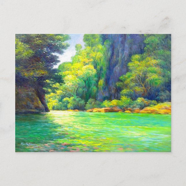 Cartão Postal Paisagens nas Filipinas (Frente)