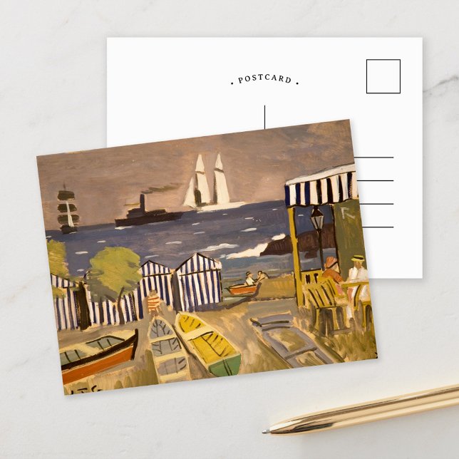 Cartão Postal Paisaje de Playa | Joaquín Torres-García (Criador carregado)