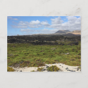 Cartão Postal Paisaje desde zona Princesa Ico. Lanzarote