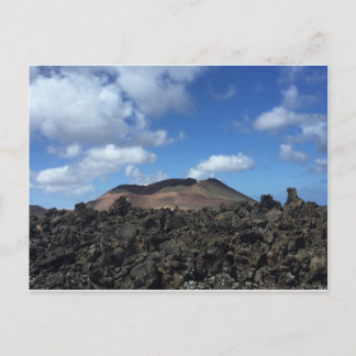 Cartão Postal Paisaje Parque Nacional Timanfaya. Lanzarote