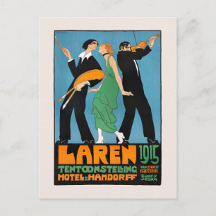 Cartão Postal Países Baixos Vintage Advertising Poster Laren 19
