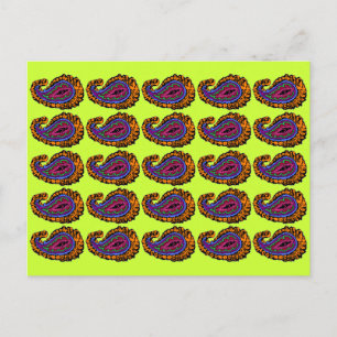 Cartão Postal Paisley