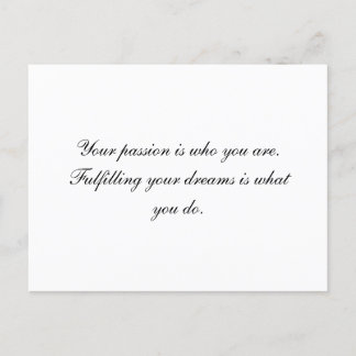 Cartão Postal Paixão