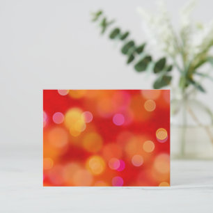 Cartão Postal Paixão pelo padrão de Natal (vermelho)