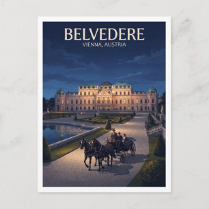 Cartão Postal Palácio Belvedere Viena Áustria Presente Viagem