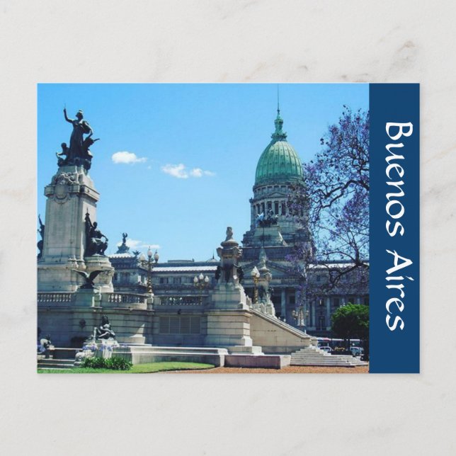 Cartão Postal palacio buenos aires (Frente)