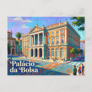 Cartão Postal Palácio da Bolsa Portugal