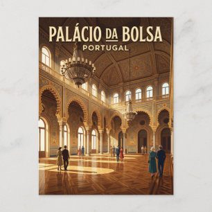 Cartão Postal Palácio da Bolsa Portugal