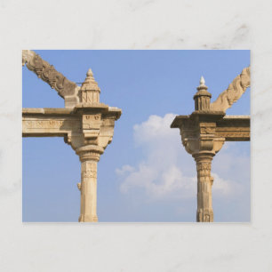 Cartão Postal Palácio da Cidade, Udaipur, Rajastão, Índia 2