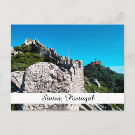 Cartão Postal Palácio da Pena Castelo dos Mouros Sintra Portugal