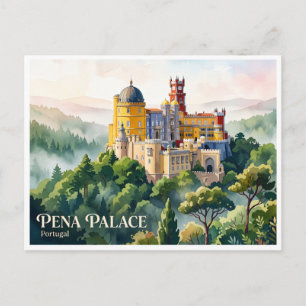 Cartão Postal Palácio da Pena Sintra Portugal