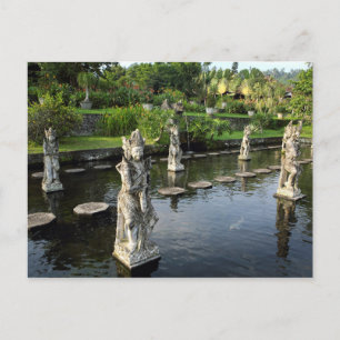 Cartão Postal Palácio de água de Tirtaganga Bali