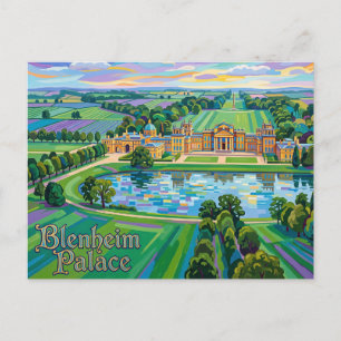 Cartão Postal Palácio de Blenheim Reino Unido