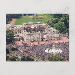 Cartão Postal Palácio de Buckingham 2016. 90º aniversário da Rai