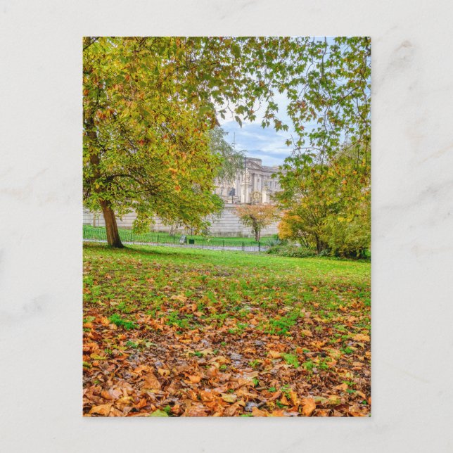 Cartão Postal Palácio de Buckingham, Cartão-postal britânico de  (Frente)