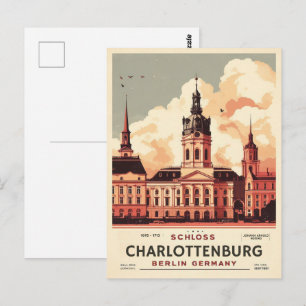 Cartão Postal Palácio de Charlottenburg - Palácio Charlottenburg