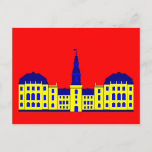 Cartão Postal Palácio de Christiansborg