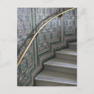 Cartão Postal Palacio de Communicaciones, Moorish tiles