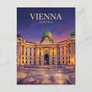 Cartão Postal Palácio de Hofburg Áustria