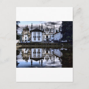 Cartão Postal palácio de Mateus em Vila Real