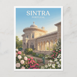 Cartão Postal Palácio de Monserrate Sintra Portugal Lembrança