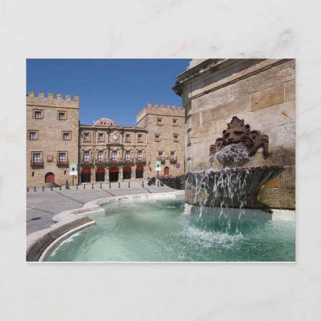 Cartão Postal Palácio de Revillagigedo, Gijon (Frente)