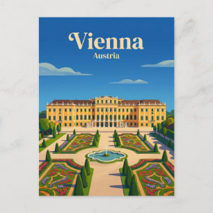 Cartão Postal Palácio de Schönbrunn Áustria