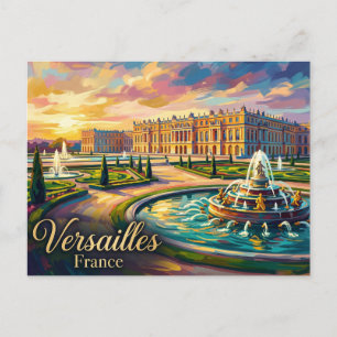 Cartão Postal Palácio de Versalhes França