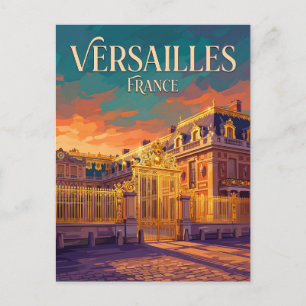 Cartão Postal Palácio de Versalhes França