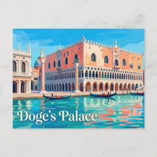 Cartão Postal Palácio do Doge Itália