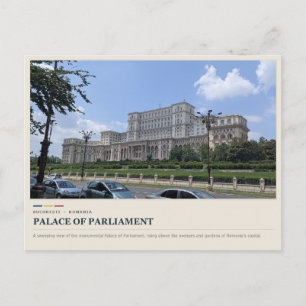 Cartão Postal Palácio do Parlamento de Bucareste