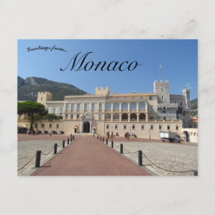 Cartão Postal Palácio dos Príncipes de Mônaco