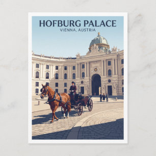 Cartão Postal Palácio Hofburg Viena Áustria Presente