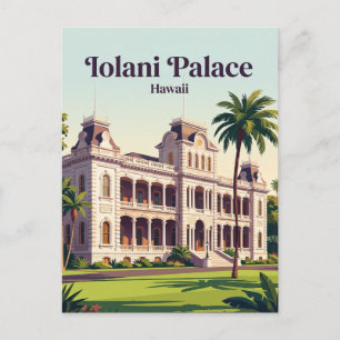 Cartão Postal Palácio Iolani Havaí