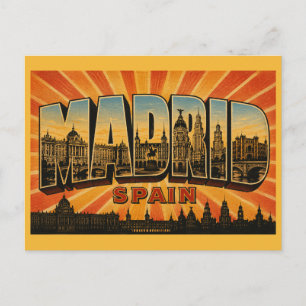 Cartão Postal Palácio Real de Madrid Espanha
