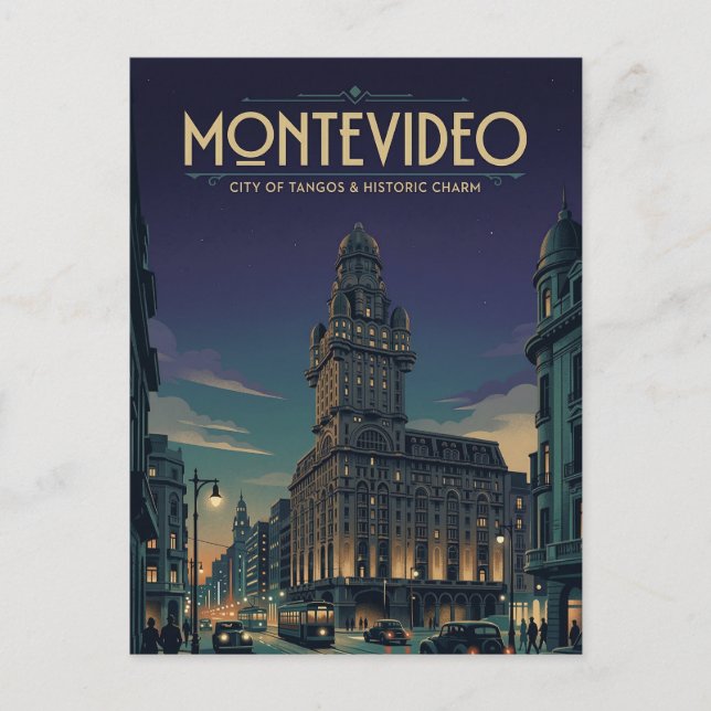 Cartão Postal Palácio Salvo (Frente)
